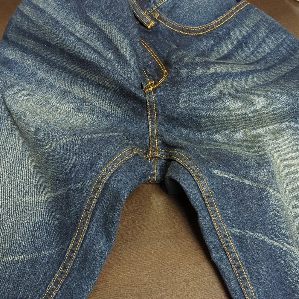 GapKids 1969 Loose Krunch Adjustable Waist Dark Wash Denim Jeans‎ Size 12 Husky